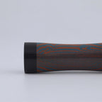 Eboya Emuya Nalu Model - Exclusive Aqua Orange & Black Shade: Hard Rubber Fountain Pen with 14K Gold Nib
