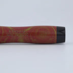 Eboya Emuya Nalu Model - Exclusive Blaze & Black Shade: Hard Rubber Fountain Pen with 14K Gold Nib