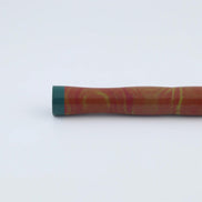 Eboya Emuya NALU Model - Exclusive Blaze & Green Shade: Hard Rubber Fountain Pen with 14K Gold Nib