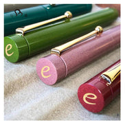 Eboya TAN-PEN Hard Rubber Short Fountain Pen, 14K Gold Nib – Eboya Edition
