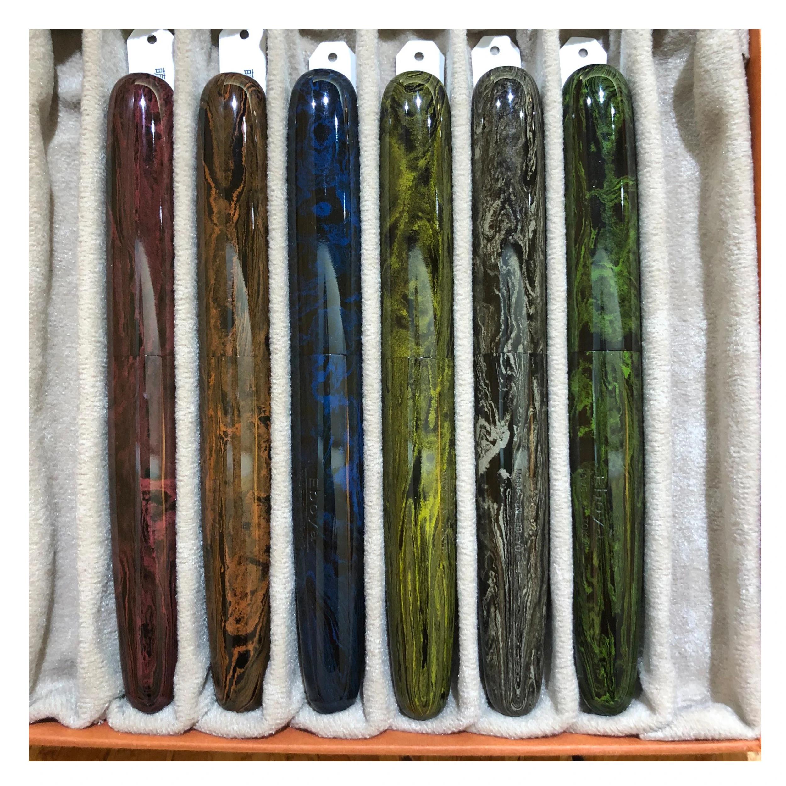 Eboya Brand - Sprout Series Fountain Pens Hard Rubber Body | 14K Gold Nib | Multiple Colors & Nib Grades