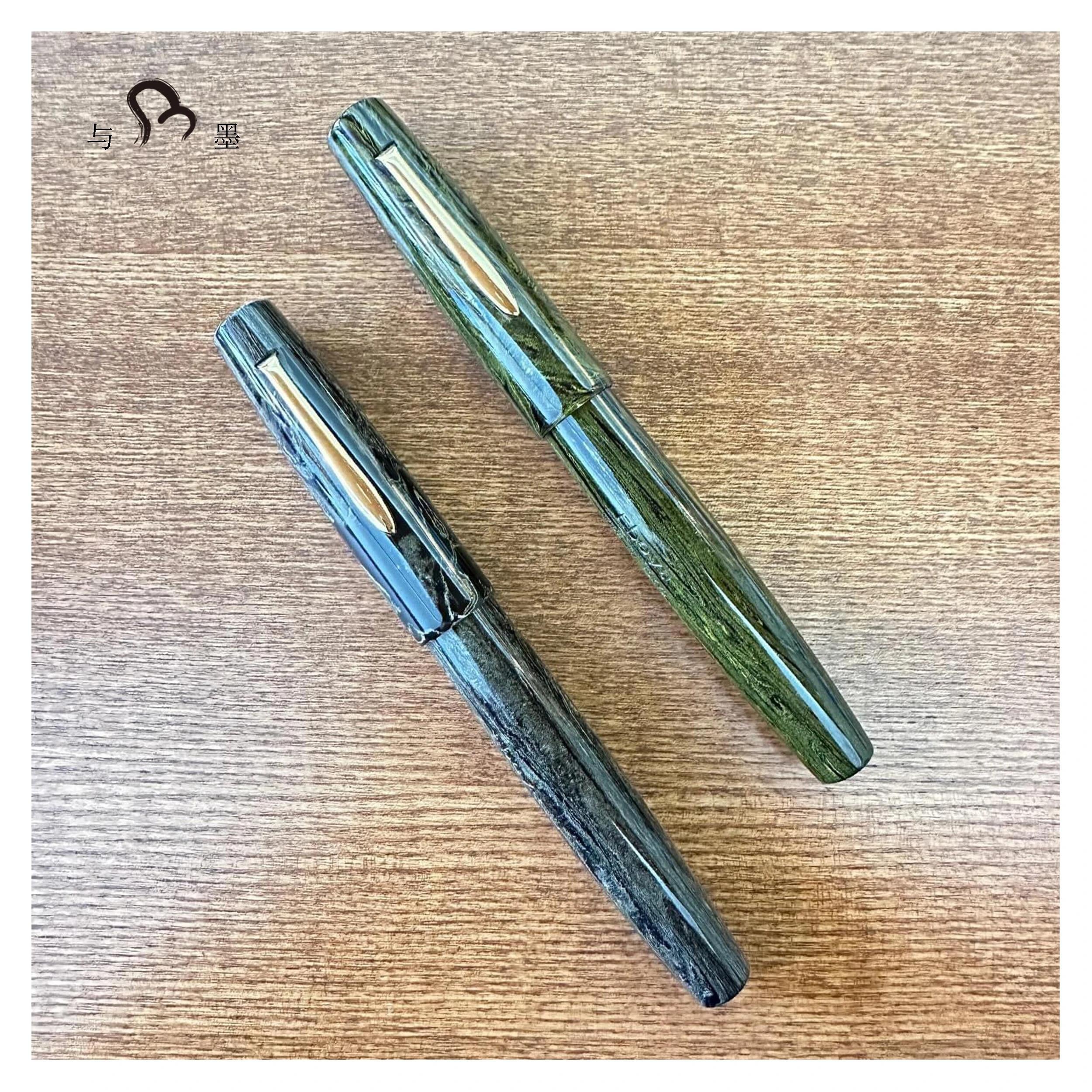 Eboya Brand - Zao Series Fountain Pens Hard Rubber Body | 14K Gold Nib | Multiple Colors & Nib Grades