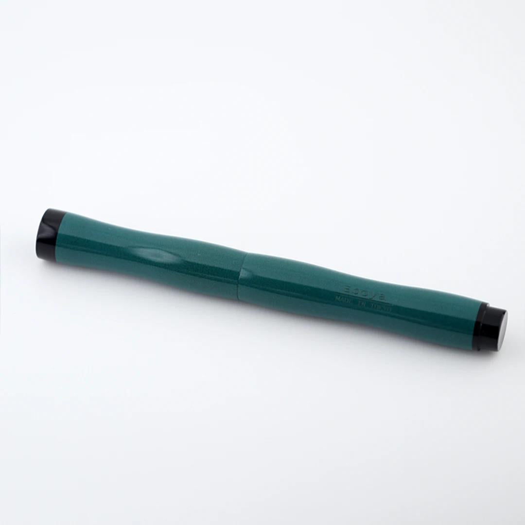 Eboya Brand - Nalu Series Fountain Pen Limited-Edition Color: Emerald Wave | Hard Rubber Body | 14K Gold Nib