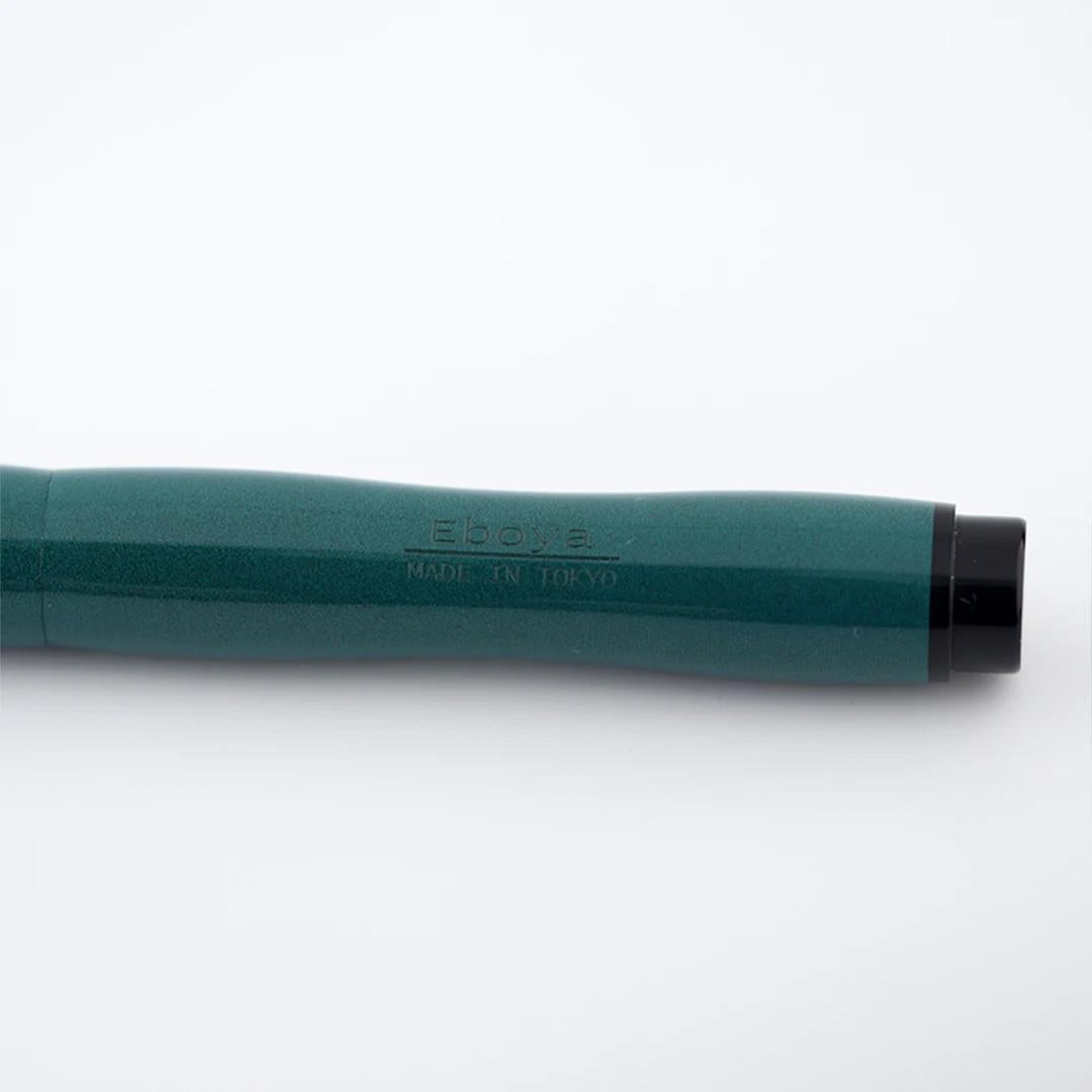 Eboya Brand - Nalu Series Fountain Pen Limited-Edition Color: Emerald Wave | Hard Rubber Body | 14K Gold Nib