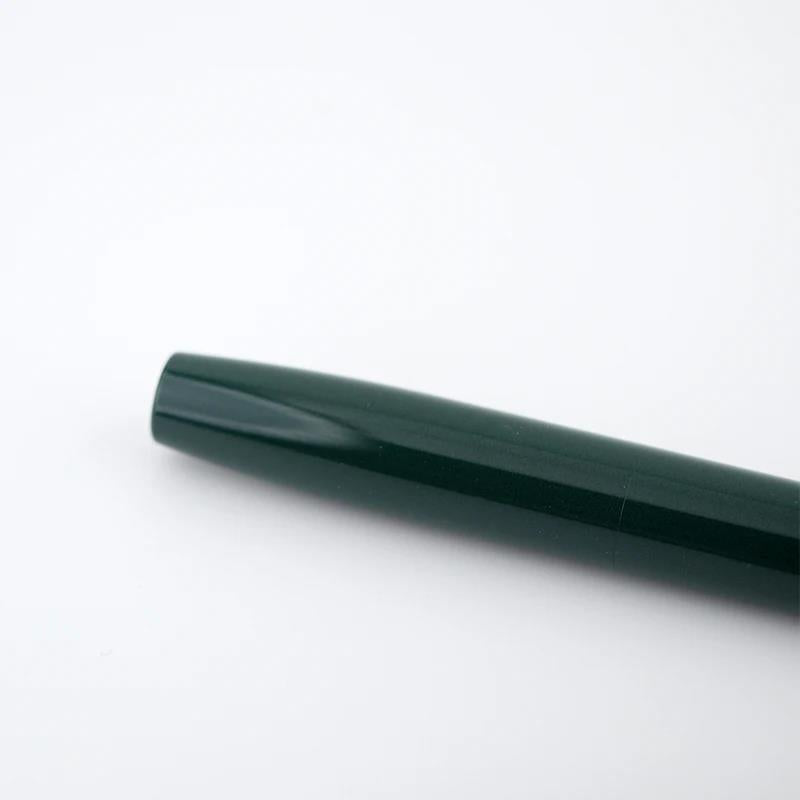 Eboya Brand - Ark Series Fountain Pen L Nib | Limited-Edition Color: Deep Forest Green | Hard Rubber Body | 14K Gold Nib