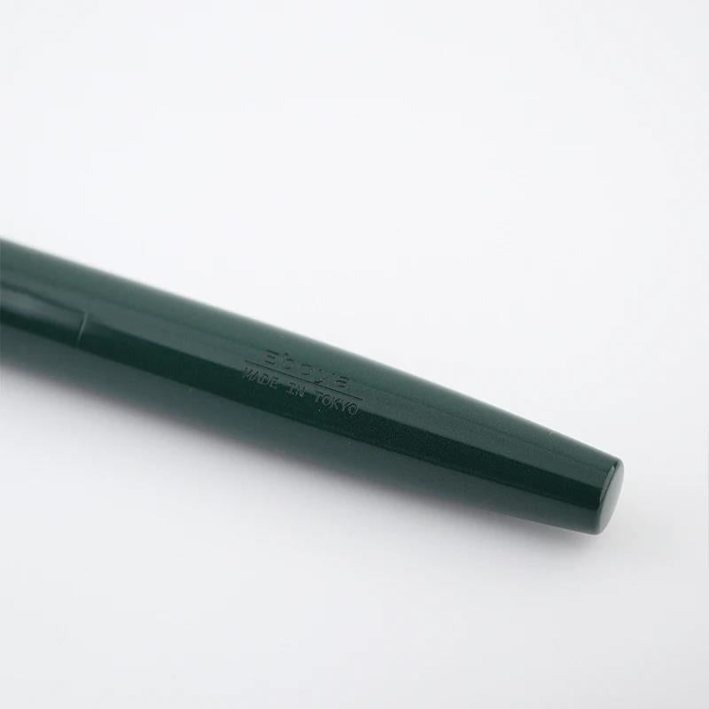 Eboya Brand - Ark Series Fountain Pen L Nib | Limited-Edition Color: Deep Forest Green | Hard Rubber Body | 14K Gold Nib