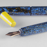 Eboya Brand - 木笛 KOBUE Series Fountain Pen Limited-Edition Colors: Crimson Heart, Breeze, Deep Sea, Starry Sky | Hard Rubber Body | 14K Gold Nib