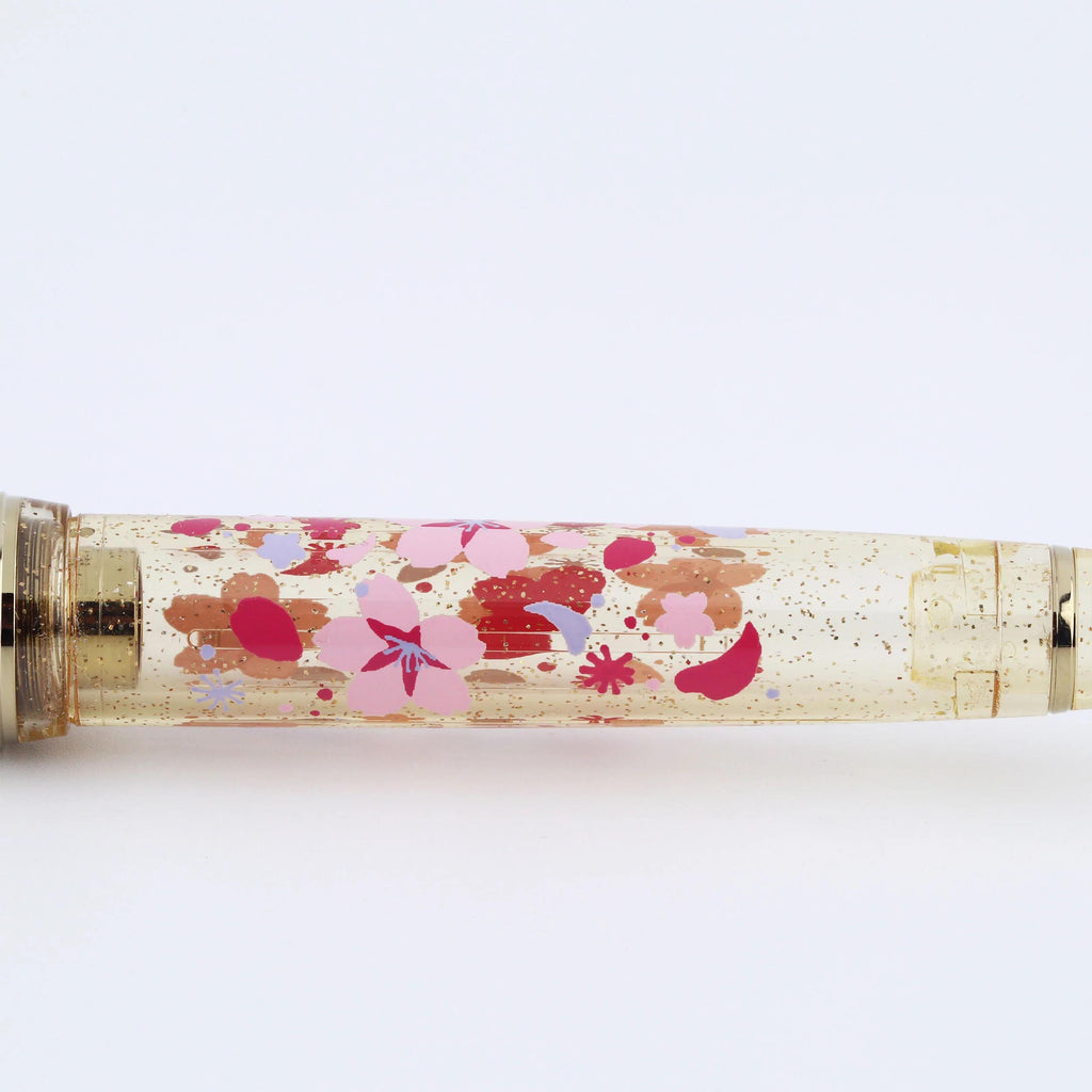 Ancora x Sailor Sakura 14K Gold Fountain Pen Set