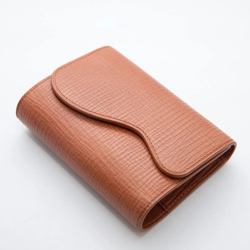 Brelio x NAGASAWA Limited Collaboration - M5/M6 Genuine Calf Leather Planner, Honey Brown/Olive Green