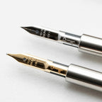 Nagasawa Exclusive Coastal Gray, 18K Gold Pilot Retractable Fountain Pen