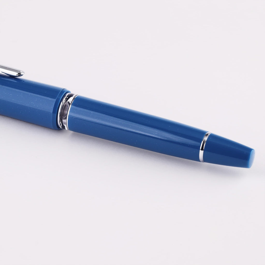 Nagasawa Sakaecho Blue, Large-size Piston-filler, 21K Gold Sailor Fountain Pen