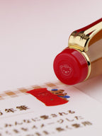 Nagasawa International Stamp Exhibition Exclusive, Brown Bear Medium-sized 14K Gold Sailor Fountain Pen