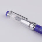 Maruzen Exclusive Blue Marble Medium Low Center of Gravity 14K Gold Sailor Fountain Pen