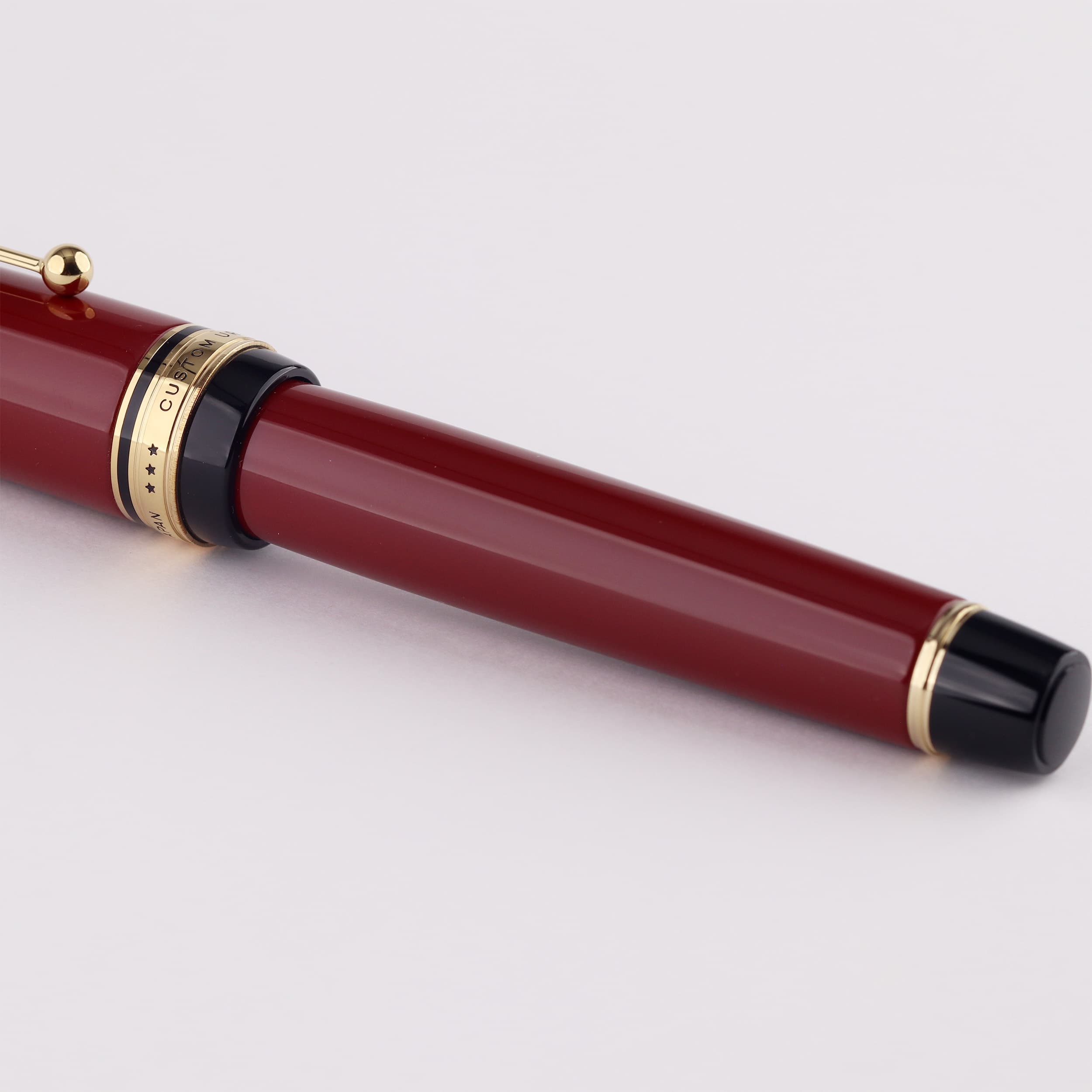 Maruzen Exclusive Akane Vermilion Pilot URUSHI No.30 18K Gold Fountain Pen