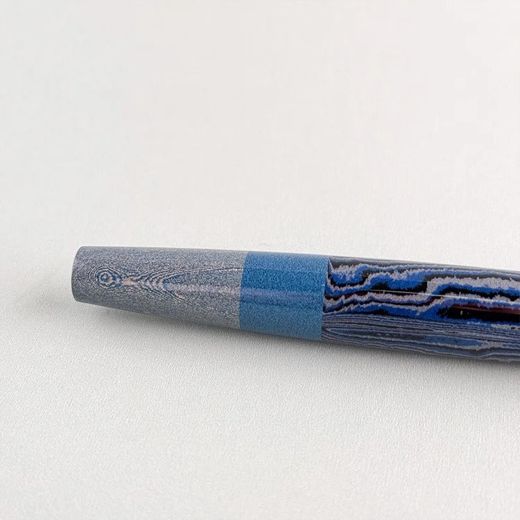 Eboya 14K Gold Fountain Pen, Limited-Edition Chōsō Color, Ebonite Body, Wooden Whistle Series