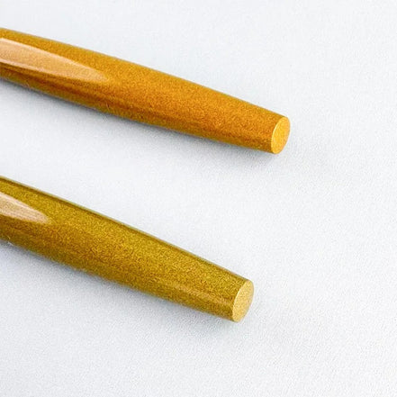 Eboya 14K Gold Fountain Pen, 木笛 KOBUE, Limited-Edition Lemon Yellow, Ebonite Body