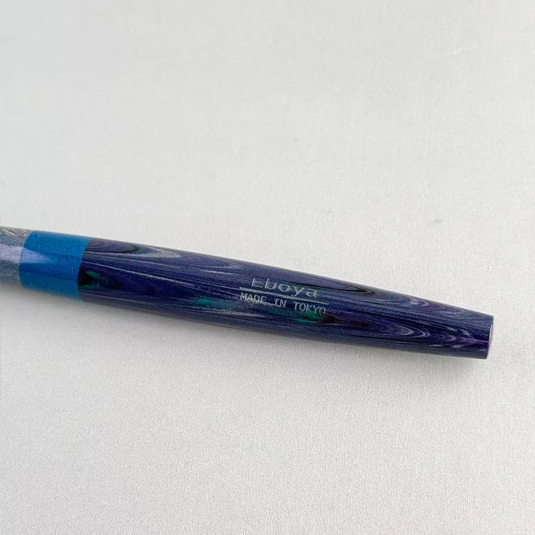 Eboya Smile Twilight House 木笛 KOBUE Limited Edition - Cosmic Journey, Hard Rubber 14K Gold Fountain Pen
