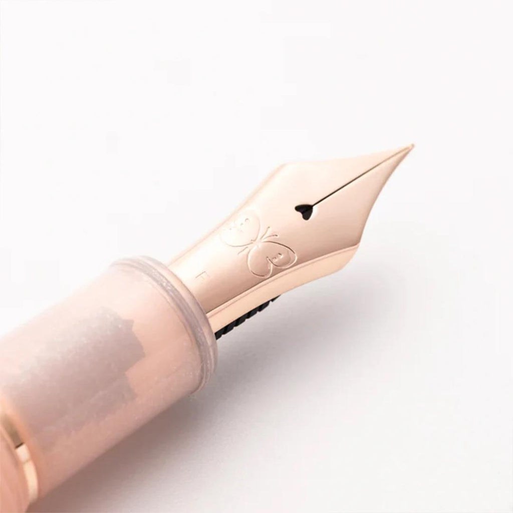 Hachimonjiya Limited Edition Akizakura 14K Gold Platinum Fountain Pen