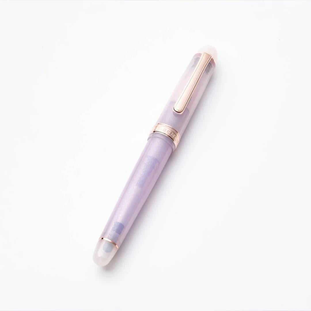 Hachimonjiya Limited Edition Ayame 14K Gold Platinum Large Rose Gold Fountain Pen