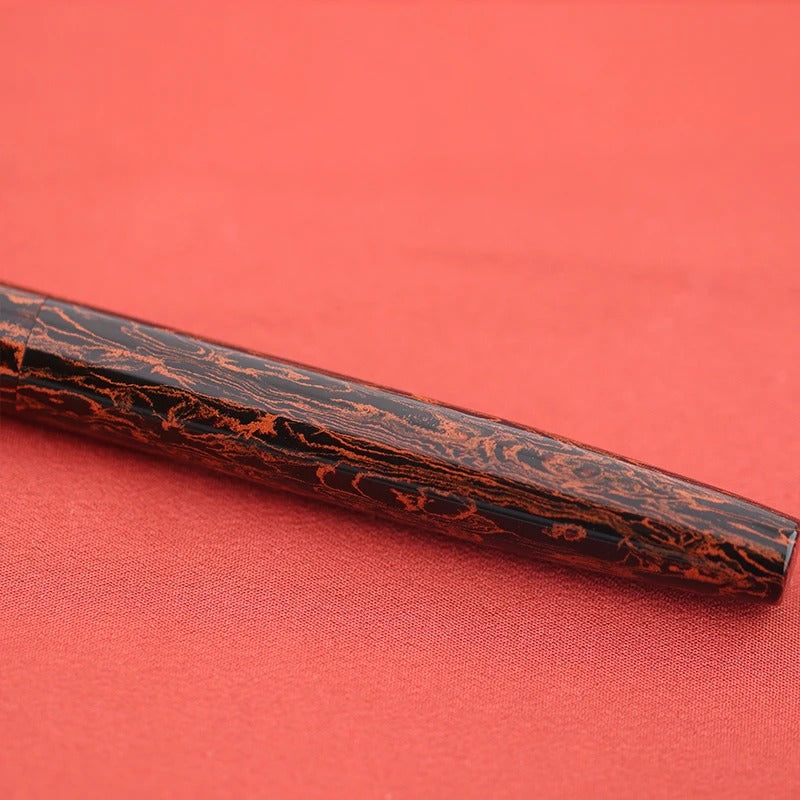 Eboya Shoumokuya Ark S Standard Color Twilight Hard Rubber 14K Gold Fountain Pen