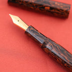 Eboya Shoumokuya Ark S Standard Color Twilight Hard Rubber 14K Gold Fountain Pen