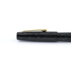 Eboya Shoumokuya Zao M Limited Color Fine Texture Black Hard Rubber 14K Gold Fountain Pen