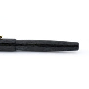 Eboya 棗 NATSUME M Limited Color Fine Texture Black Hard Rubber 14K Gold Fountain Pen