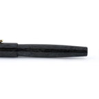 Eboya Shoumokuya Zao M Limited Color Fine Texture Black Hard Rubber 14K Gold Fountain Pen