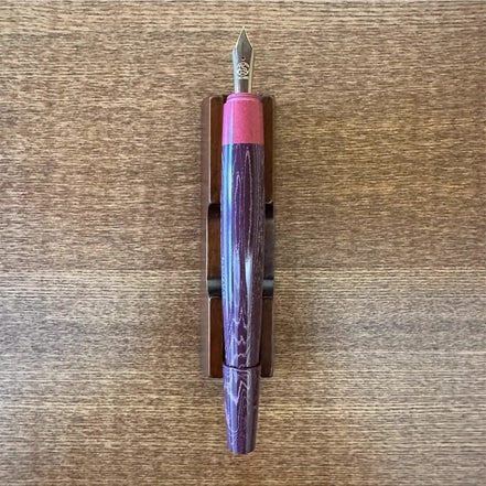 Eboya 2024 Maruzen Pen Show Limited Edition - KOBUE 木笛 Hagi Hana Ebonite 14K Gold Fountain Pen Eboya