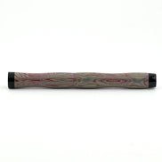 Eboya Shoumokuya NALU Limited Color Elegant Shade Red & Black Hard Rubber 14K Gold Fountain Pen