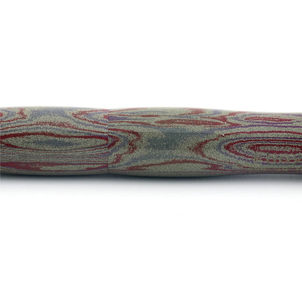 Eboya Shoumokuya NALU Limited Color Elegant Shade Red & Black Hard Rubber 14K Gold Fountain Pen
