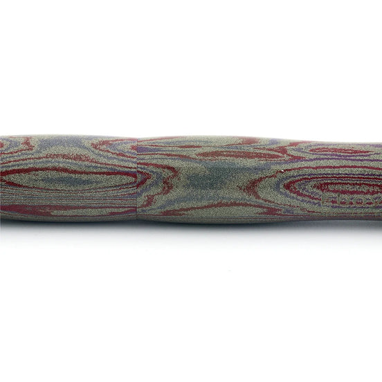 Eboya Shoumokuya NALU Limited Color Elegant Shade Red & Black Hard Rubber 14K Gold Fountain Pen