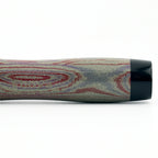 Eboya Shoumokuya Nalu Limited Color Elegant Shade Red & Black Hard Rubber 14K Gold Fountain Pen