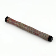 Eboya Shoumokuya NALU Limited Color Elegant Shade Red & Black Hard Rubber 14K Gold Fountain Pen