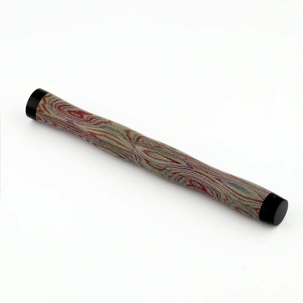 Eboya Shoumokuya NALU Limited Color Elegant Shade Red & Black Hard Rubber 14K Gold Fountain Pen