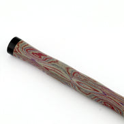Eboya Shoumokuya NALU Limited Color Elegant Shade Red & Black Hard Rubber 14K Gold Fountain Pen