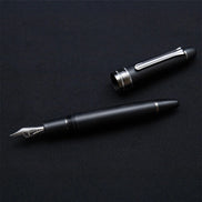 Nagasawa PenStyle DEN Exclusive Edition: Black Sailor Fountain Pen with 21K Gold Nib (M/B Tip Grades)