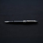 Nagasawa PenStyle DEN Exclusive Edition: Black Sailor Fountain Pen with 21K Gold Nib (M/B Tip Grades)