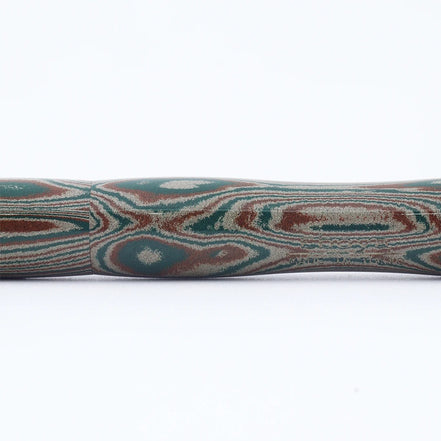 Eboya Emuya NALU Model - Exclusive Elegant Shade (Green & Black): Hard Rubber Fountain Pen with 14K Gold Nib