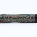 Eboya Emuya Nalu Model - Exclusive Elegant Shade (Green & Black): Hard Rubber Fountain Pen with 14K Gold Nib