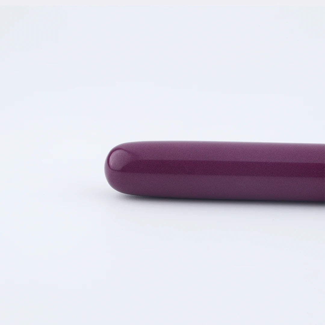 Eboya Emuya Mengya L Model - Exclusive Purple Shade: Hard Rubber Fountain Pen with 14K Gold Nib