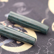 Eboya Emuya 萌芽 HOUGA / 方舟 HAKOBUNE M Model - Exclusive Aqua Pattern Shade: Hard Rubber Fountain Pen with 14K Gold Nib