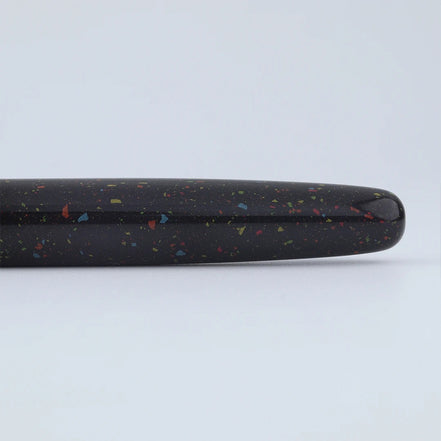 Eboya Emuya 萌芽 HOUGA / 方舟 HAKOBUNE M Model - Exclusive Hanabi Pattern Edition: Hard Rubber Fountain Pen with 14K Gold Nib