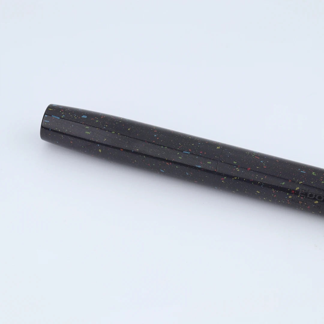 Eboya Emuya 萌芽 HOUGA / 方舟 HAKOBUNE M Model - Exclusive Hanabi Pattern Edition: Hard Rubber Fountain Pen with 14K Gold Nib