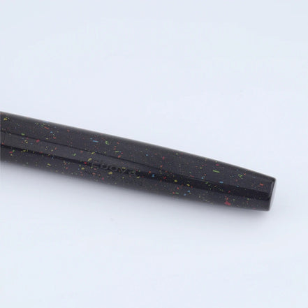 Eboya Emuya 萌芽 HOUGA / 方舟 HAKOBUNE M Model - Exclusive Hanabi Pattern Edition: Hard Rubber Fountain Pen with 14K Gold Nib