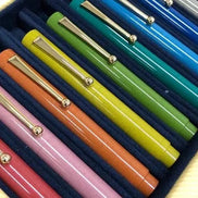 Eboya TAN-PEN Hard Rubber Short Fountain Pen, 14K Gold Nib – Eboya Edition