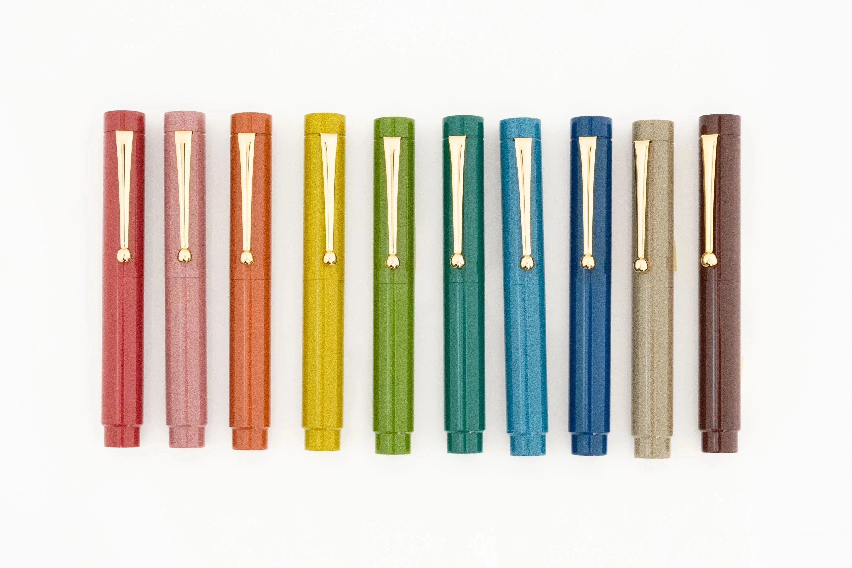 Eboya Tan-Pen Hard Rubber Short Fountain Pen, 14K Gold Nib – Eboya Edition