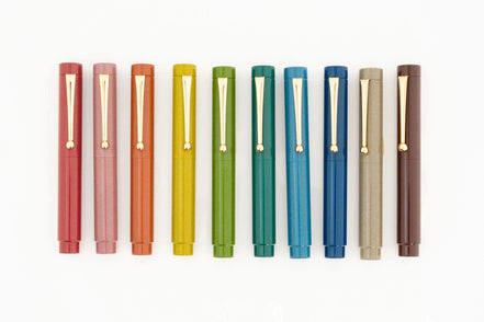 Eboya TAN-PEN Hard Rubber Short Fountain Pen, 14K Gold Nib – Eboya Edition