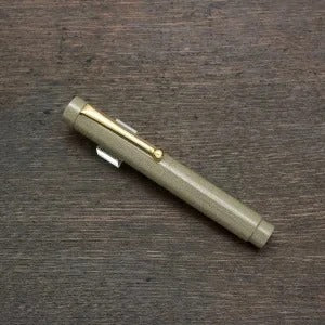 Eboya Tan-Pen Hard Rubber Short Fountain Pen, 14K Gold Nib – Eboya Edition