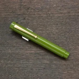Eboya TAN-PEN Hard Rubber Short Fountain Pen, 14K Gold Nib – Eboya Edition